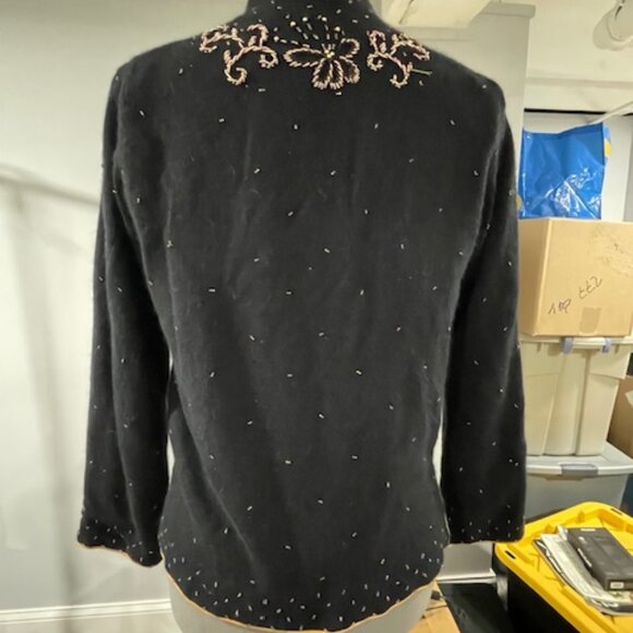 Antique Boutique Original Vintage Beaded Sweater - Rock the 80s! - Picture 11 of 14